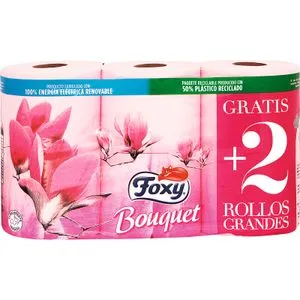 Higiénico Bouquet Color 4 Rollos Más 2 Gratis