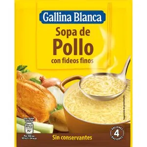Sopa Deshidratada Pollo y Fideos Sobre