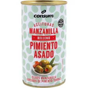 Aceituna Pimiento Asado Lata