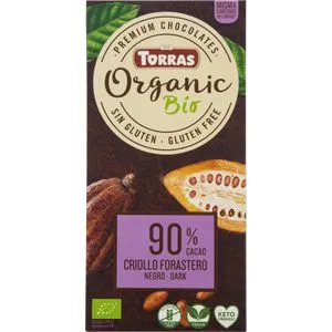 Chocolate Negro Organic 90% Cacao