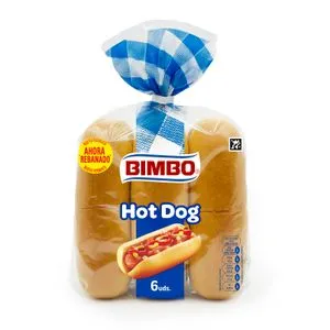 Hot Dog Rebanado 6 Unidades