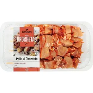 Brochetas de Pollo al Pimentón