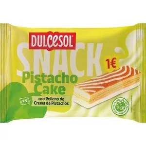 Snack Pistacho Cake 3 Unidades
