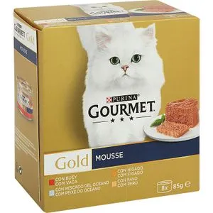 Comida Húmeda Gatos Mousse Surtido Sabores