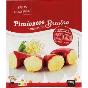 Pimientos Rellenos de Bacalao