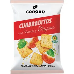 Cuadraditos Tomate y Orégano