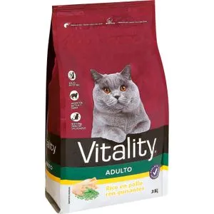 Comida Seca Gato Rico en Pollo y Guisantes
