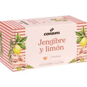 Infusión Jengibre y Limón 20 Bolsitas
