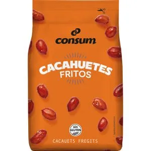 Cacahuetes Fritos Piel Bolsa