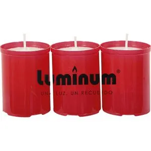 Pack Velón Pequeño Color Rojo