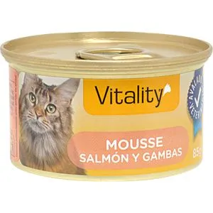 Comida Húmeda Gatos Mousse Salmón Gamba