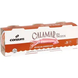 Trozos de Calamar en Salsa Americana Pack