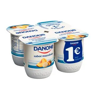 Yogur Sabor Macedonia Pack de 4 Unidades