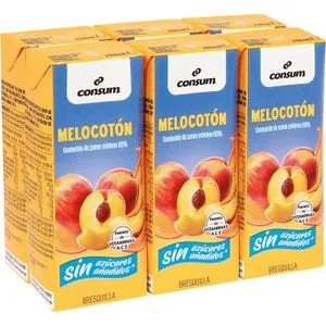 Bebida de Melocotón Sin Azúcares Añadidos