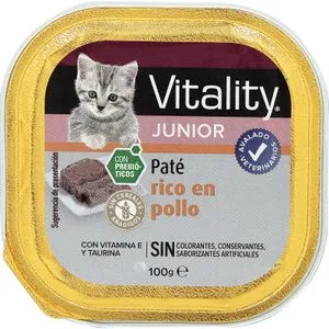 Comida Húmeda Gatos Rico en Pollo Junior