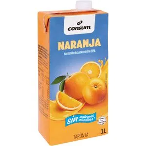 Bebida de Naranja Sin Azúcares Añadidos