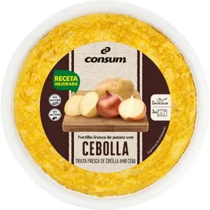 Tortilla de Patata Fresca con Cebolla
