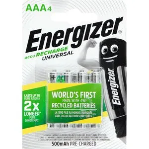 Pila Recargable AAA Pack de 4 Unidades