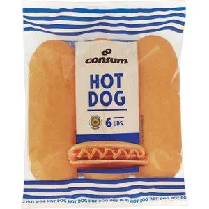 Pan Hot Dog 6 Unidades