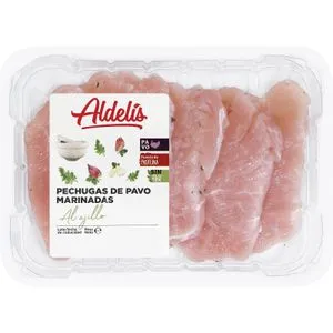 Pechuga de Pavo Adobada Ajillo