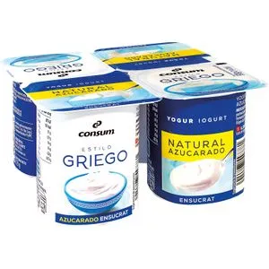 Yogur Griego Natural Azucarado