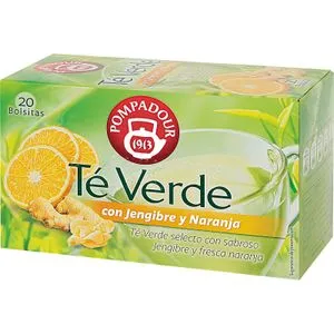 Té Verde con Jengibre Sabor Naranja
