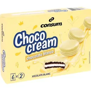 Galletas Choco Cream Bañadas Choco Blanco