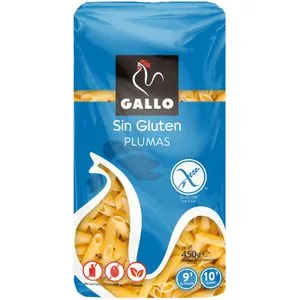 Plumas sin Gluten Paquete