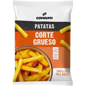 Patatas Prefritas Corte Grueso