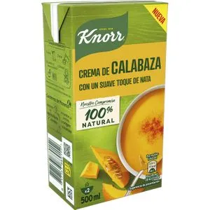 Crema de Calabaza con un Toque de Nata