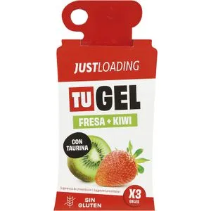 Energy Gels Fresa y Kiwi Pack de 3