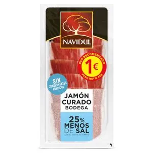 Jamón Curado Reducido en Sal
