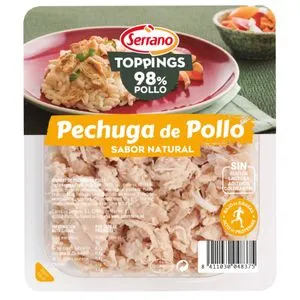 Toppings Pechuga Pollo 98% carne sabor Natural