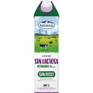 Leche sin Lactosa Desnatada Brik