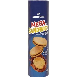 Mega Sandwich Rellena Chocolate