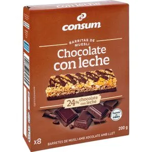 Barritas Muesli Choco Leche