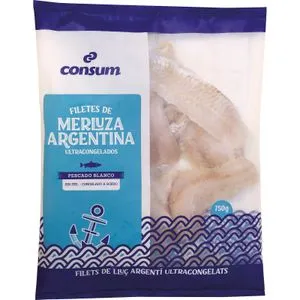 Filete Merluza Argentina Sin piel