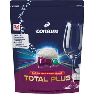 Cápsulas Lavavajillas Total Plus