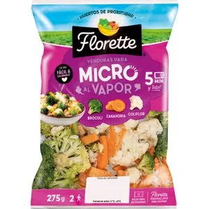 Coliflor-Brócoli-Zanahoria Microondas