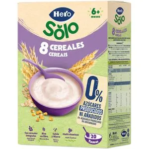 Papilla 8 Cereales 0% Azúcar Añadido