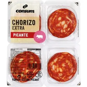 Chorizo Extra Picante Lonchas