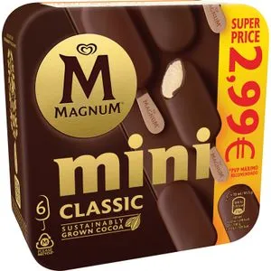 Mini Bombón Magnum Classic x6 Superprecio