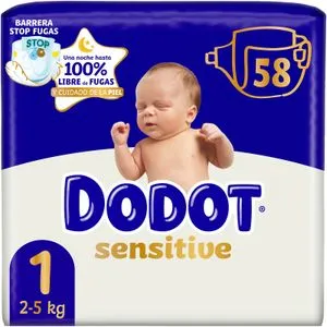 Pañal Sensitive Talla 1 De 2 Kg a 5 Kg