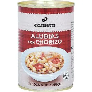 Alubias con Chorizo Lata