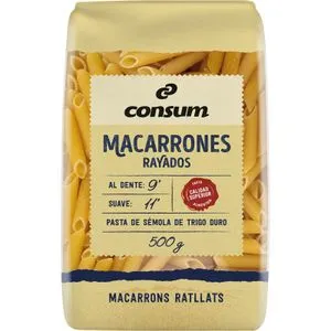 Macarrones Rayados Paquete