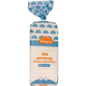 Pan Molde Sin Corteza Blanco