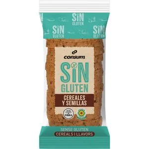Pan de Molde Sin Gluten Cereales y Semillas