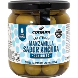 Aceitunas sabor Anchoa con Hueso