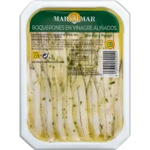 Boquerones Aliñados con Ajo y Perejil
