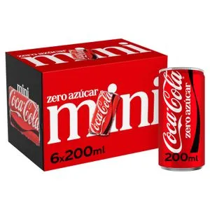 Refresco Cola Zero Pack Indivisible 6 Latas